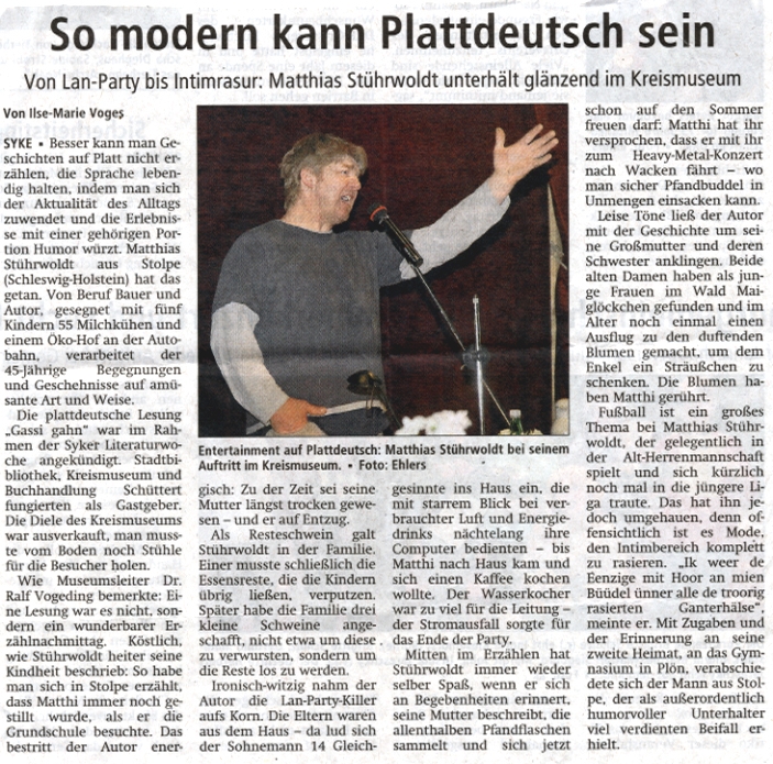 Syker Zeitung 1. MÃ¤rz 2013